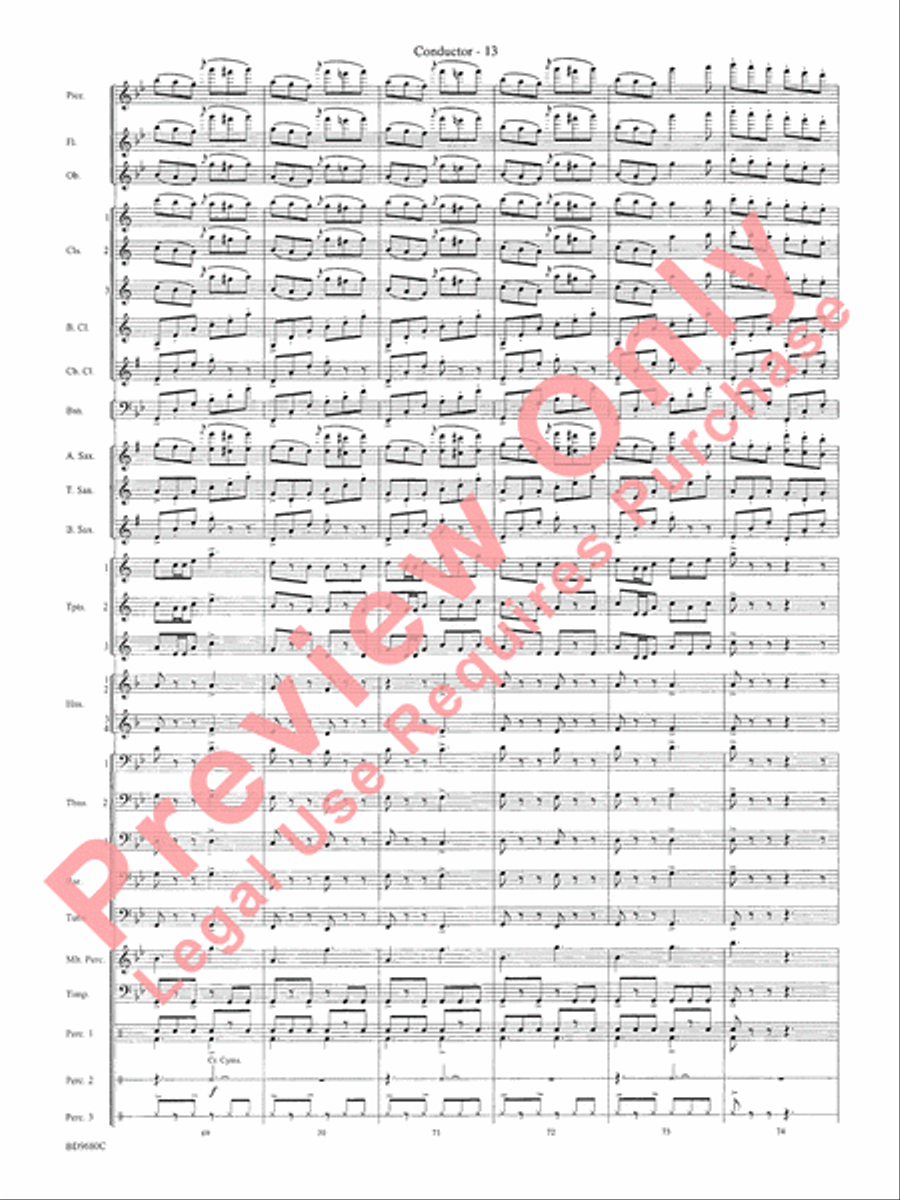 Ireland: Of Legend and Lore Concert Band scores gallery preview page 18