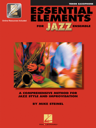 Book cover for Essential Elements for Jazz Ensemble – Tenor Saxophone