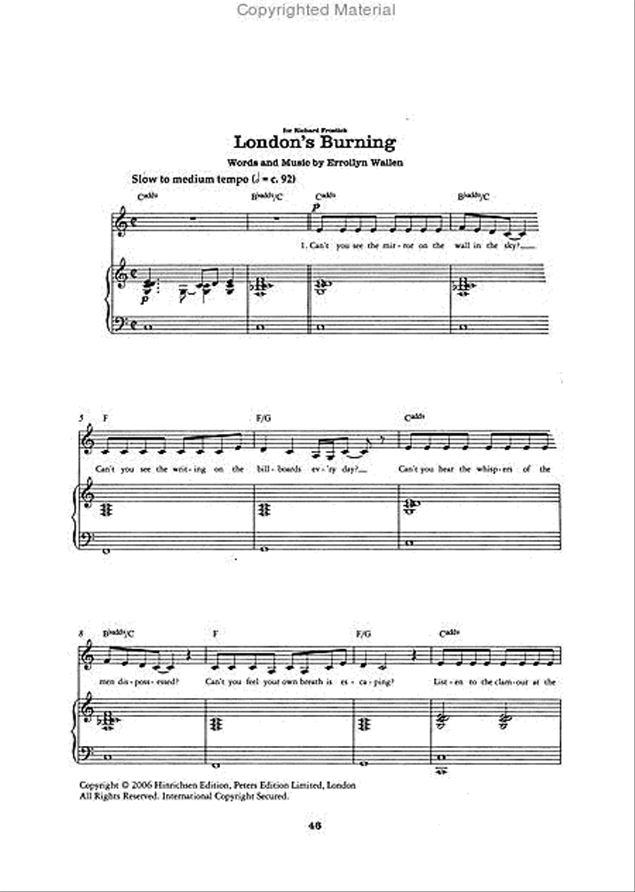 The Errollyn Wallen Songbook for Voice and Piano Piano, Vocal scores gallery preview page 6