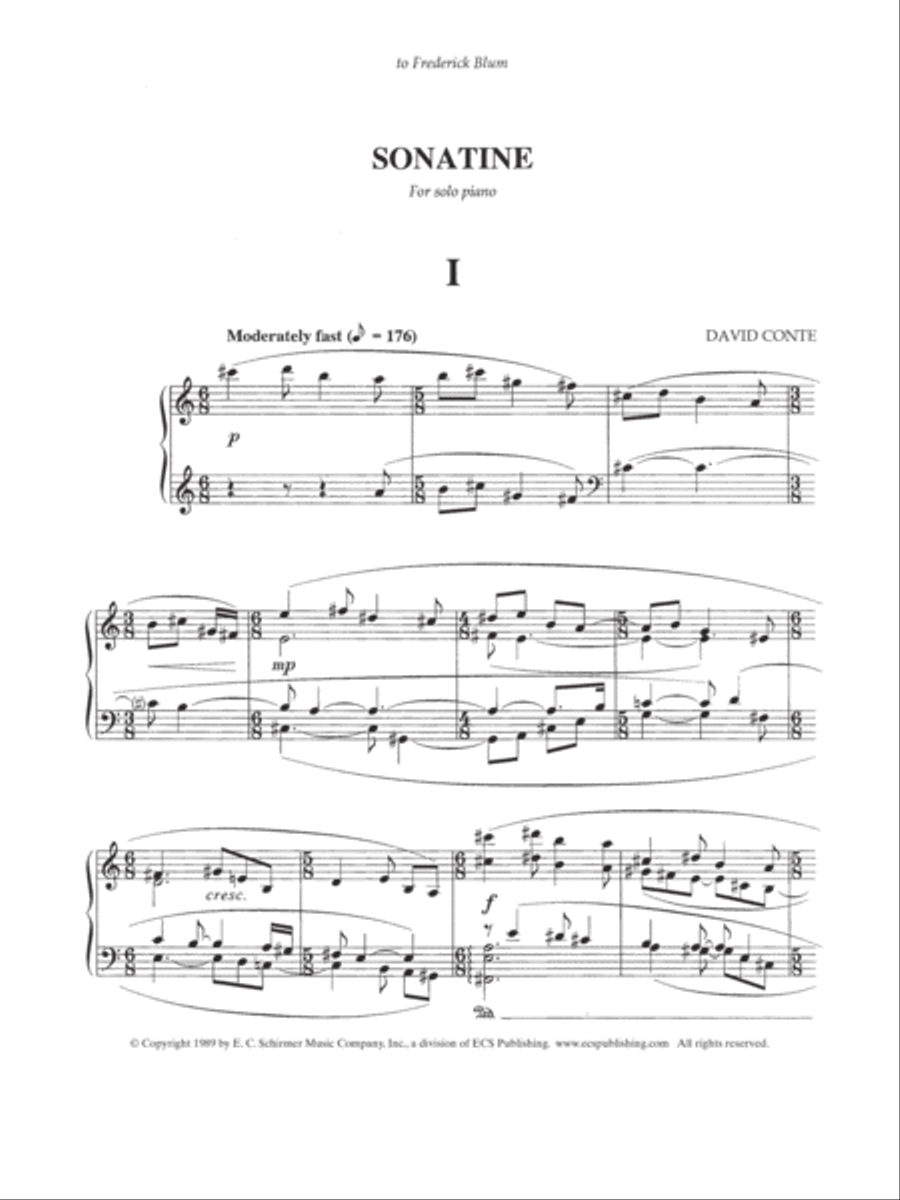 Sonatine Piano Solo scores gallery preview page 2