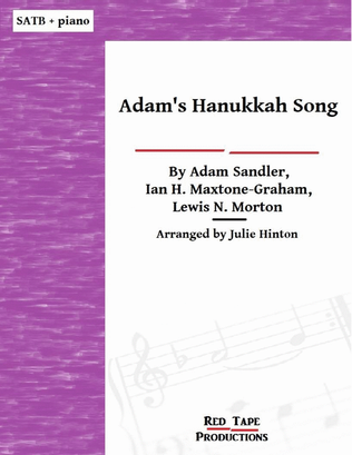Adam's Hanukkah Song