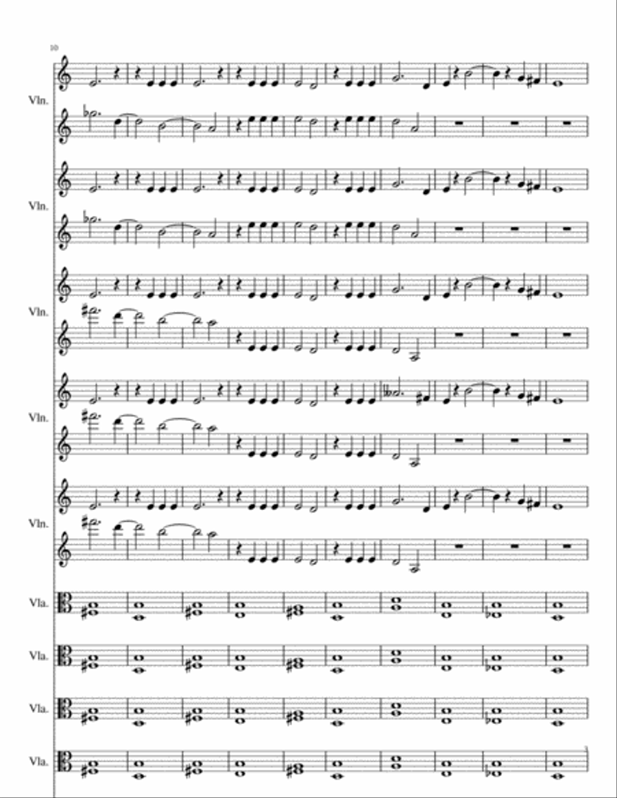 The Chamber String Quartet scores gallery preview page 3