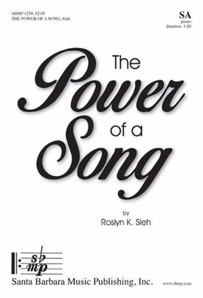 Book cover for The Power of a Song - SA Octavo