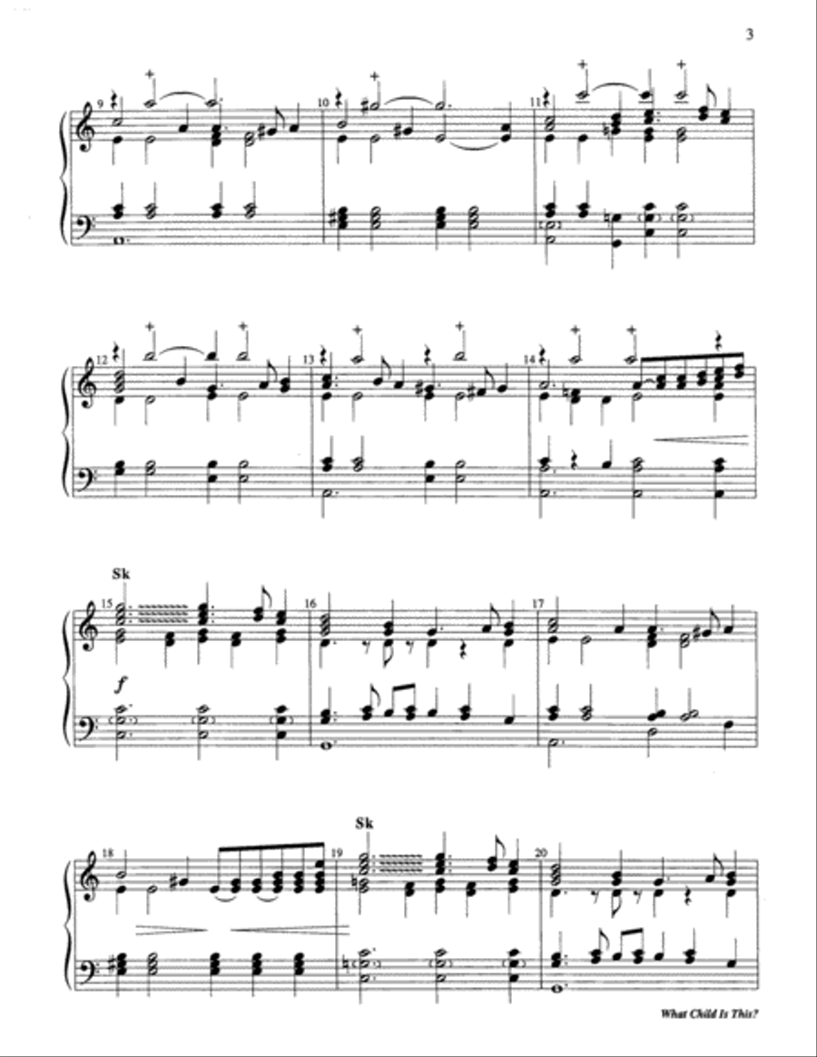 What Child is This? 4-Octaves scores gallery preview page 3
