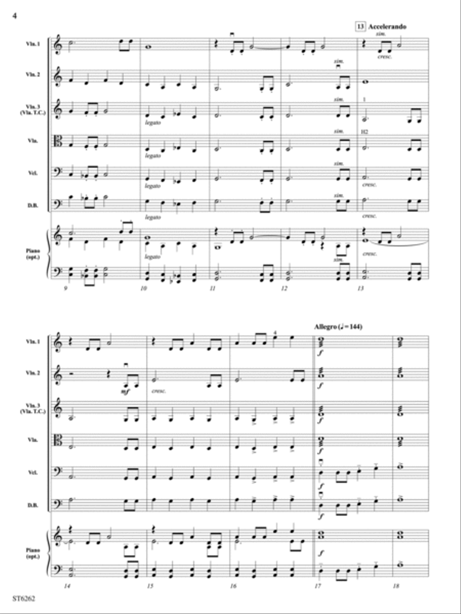 Frontier Phantoms: Score Frontier Phantoms: Score String Orchestra scores gallery preview page 4