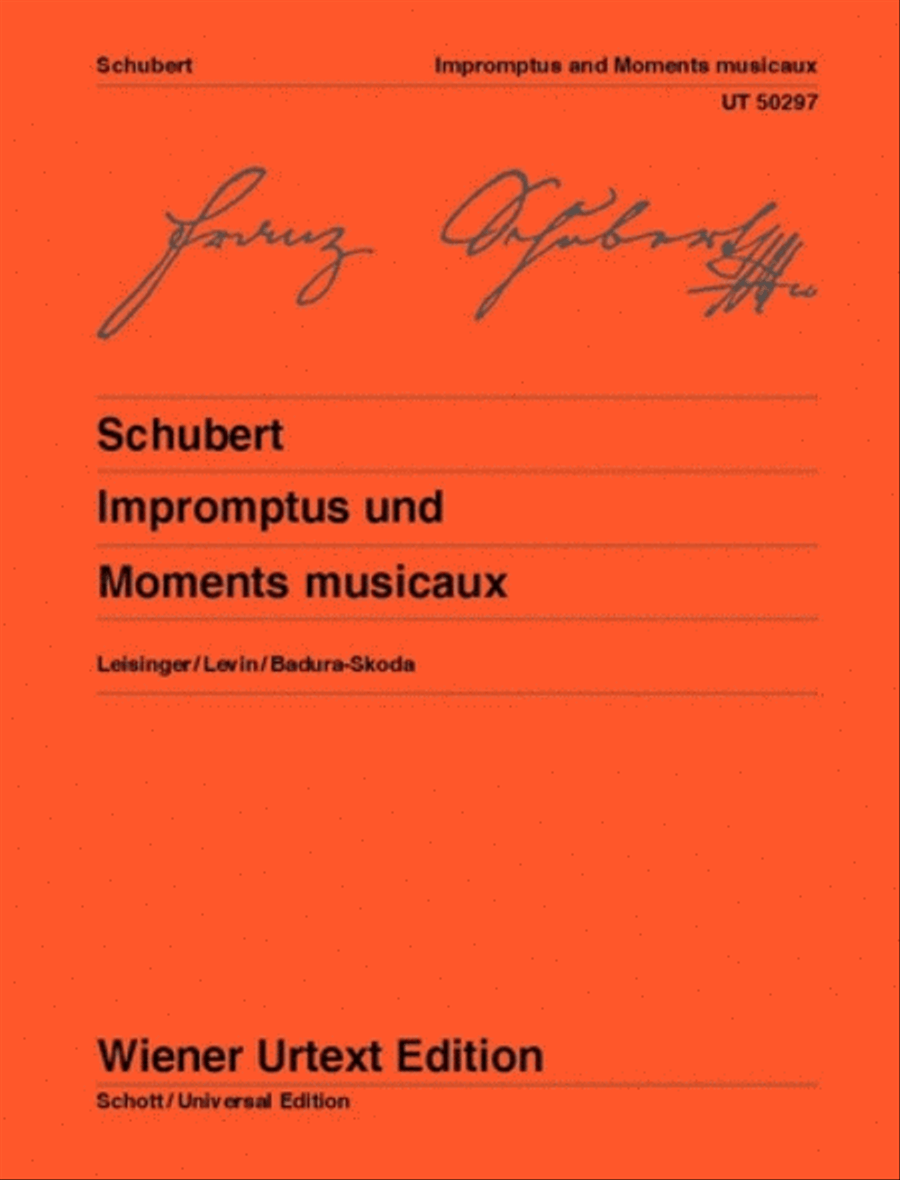 Impromptus, Moments Musicaux Chamber Music scores gallery preview page 1