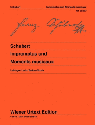 Book cover for Impromptus, Moments Musicaux