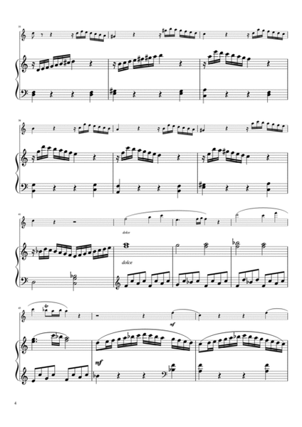 "Piano Sonata No. 15 1st mov" K.545, flute &piano image number null