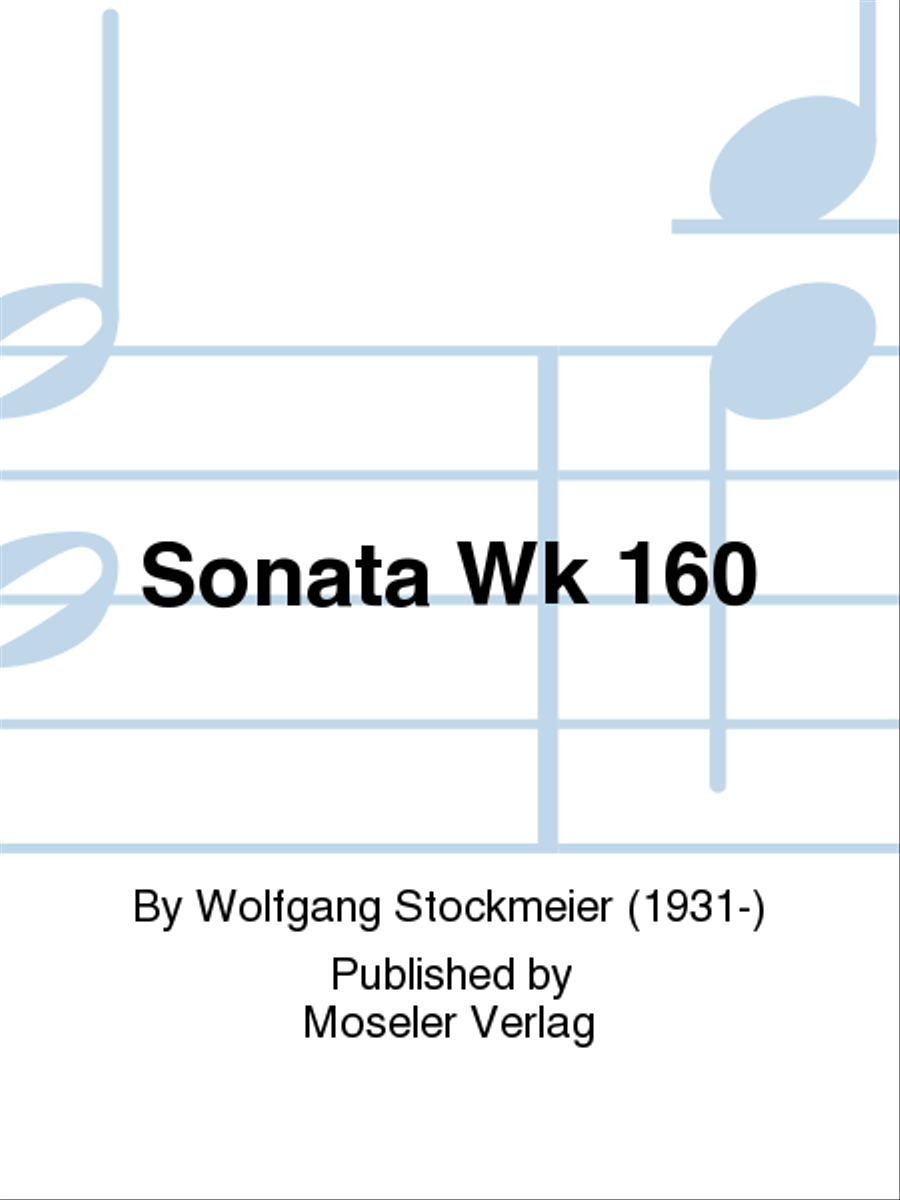 Sonata Wk 160 Sonata Wk 160 Alto Recorder scores gallery preview page 1