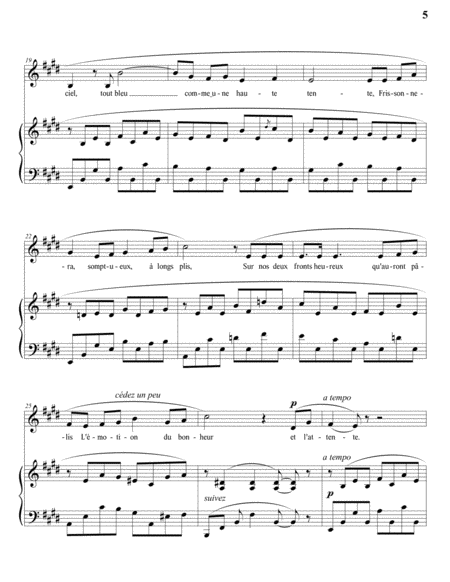 HAHN: Chansons grises (transposed down one whole step)