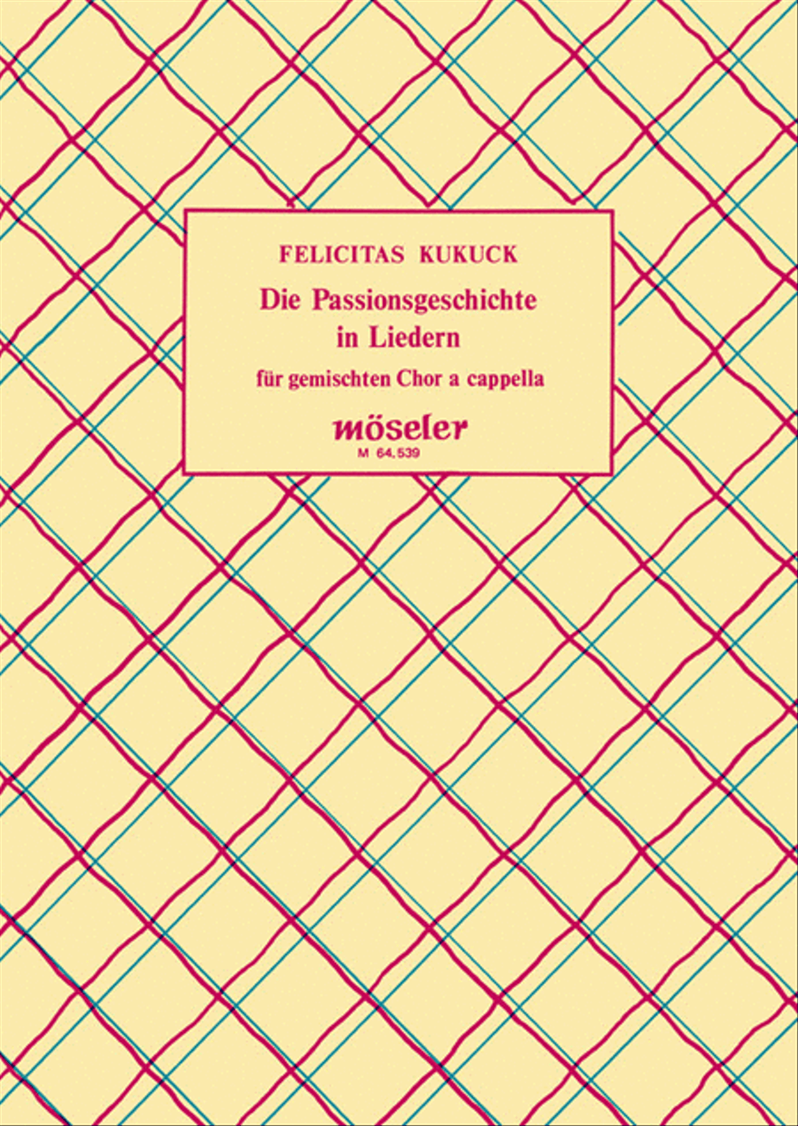 Die Passionsgeschichte in Liedern 4-Part scores gallery preview page 1