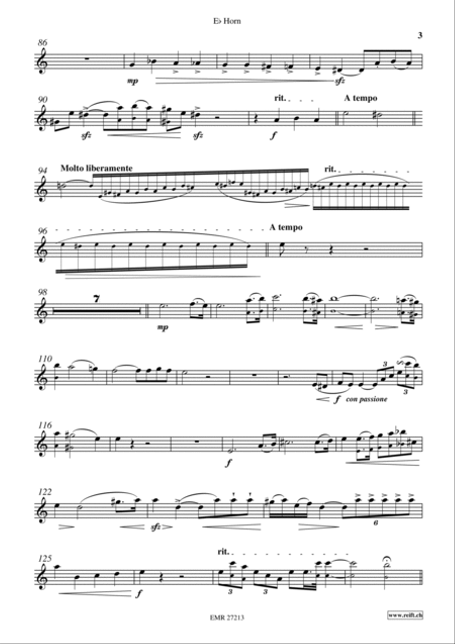 Elegie Elegie Horn scores gallery preview page 4