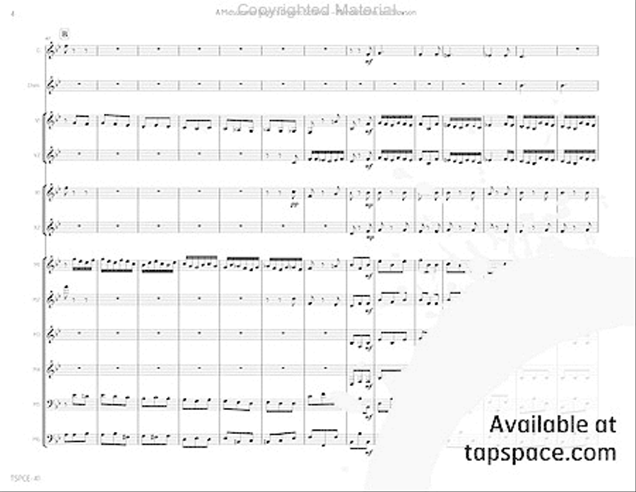 Midsummer Night's Dream, A: Scherzo Percussion Ensemble scores gallery preview page 9
