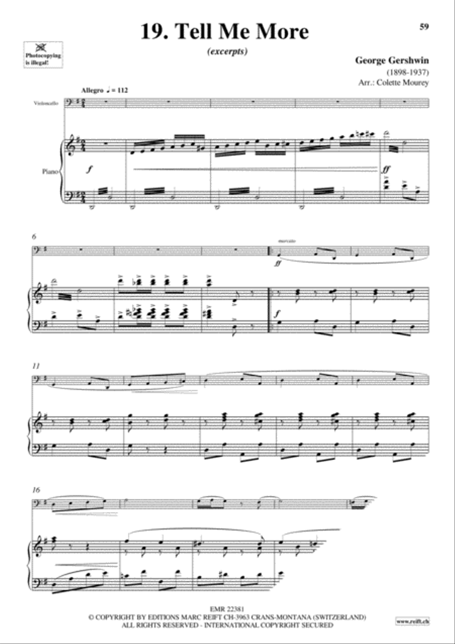 Gershwin 20 Greatest Hits Piano Accompaniment scores gallery preview page 21