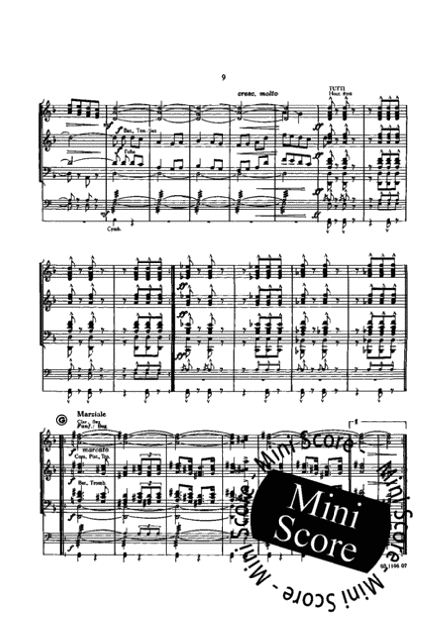 Kleine Suite voor Blaasorkest Concert Band scores gallery preview page 12