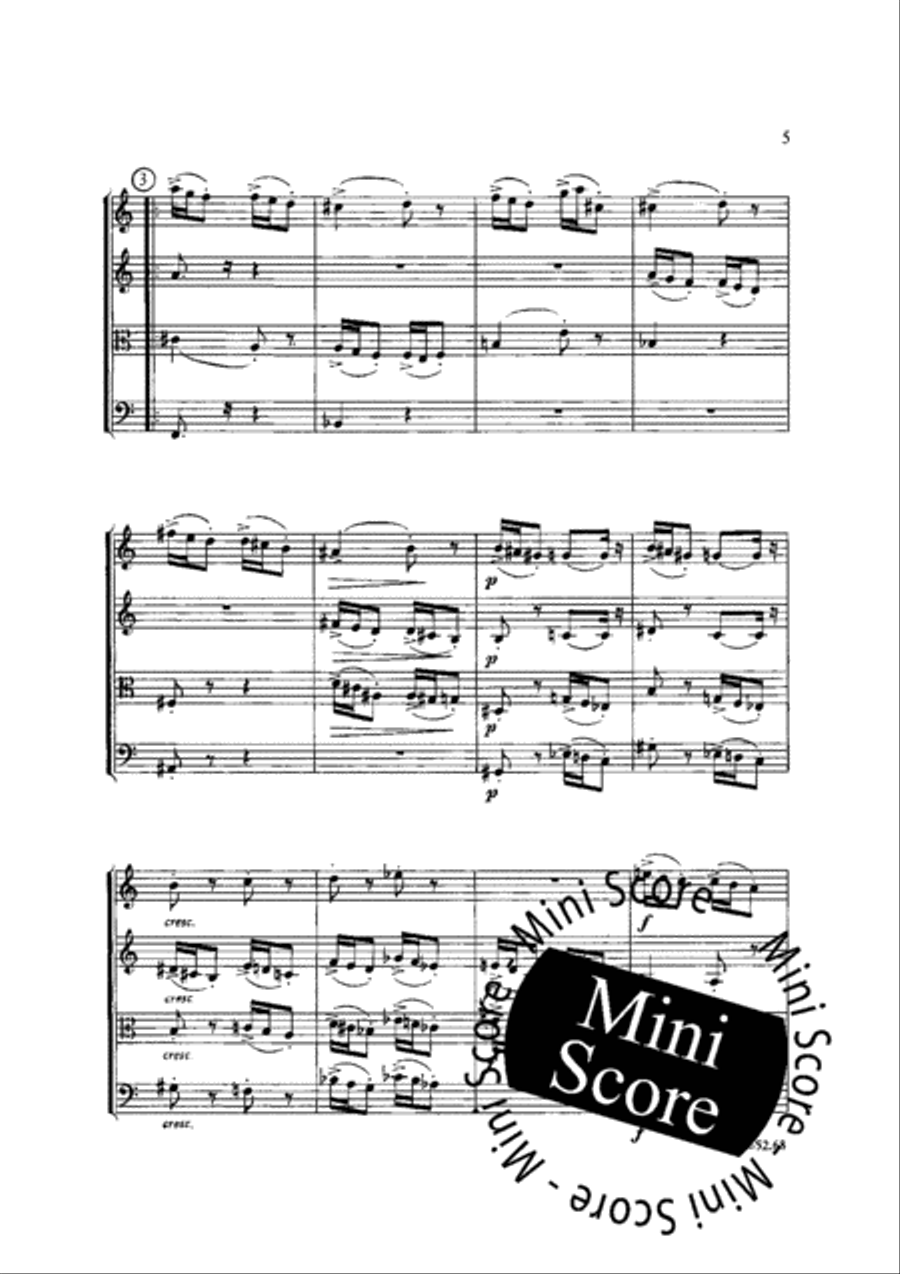 Intermede II Saxophone Quartet scores gallery preview page 7