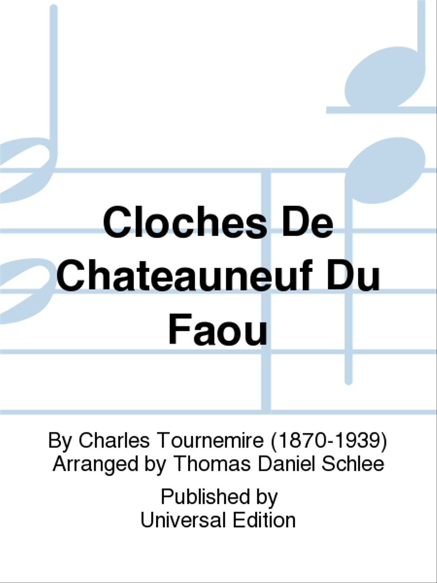 Cloches De Chateauneuf Du Faou School and Community scores gallery preview page 1