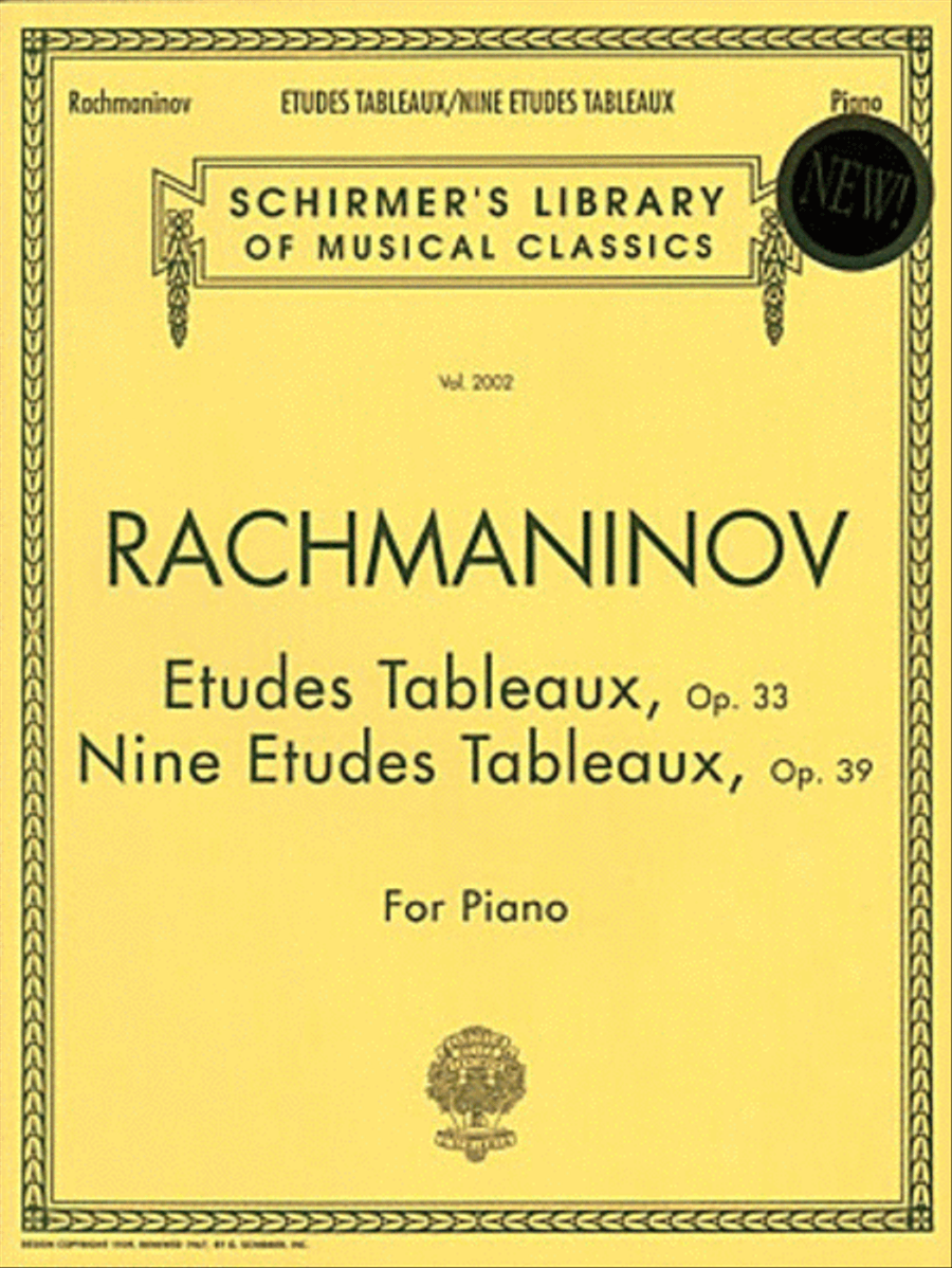 Etudes Tableaux, Op. 33 & 39 Piano Method scores gallery preview page 1