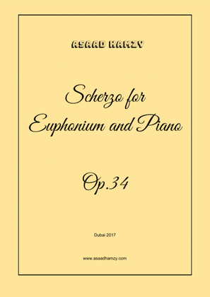 Scherzo for Euphonium and Piano Op.34