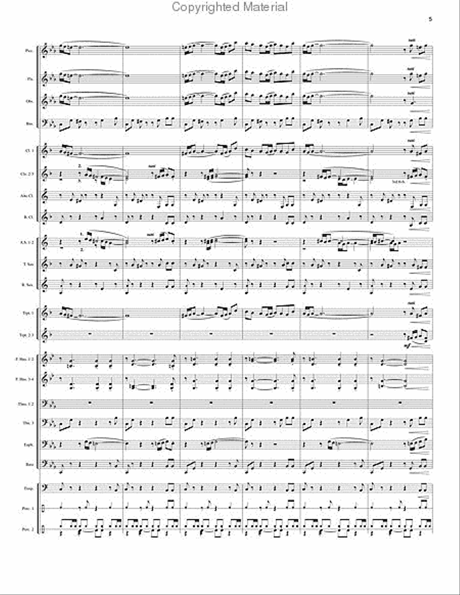 Danza Barbarica Danza Barbarica Concert Band scores gallery preview page 6