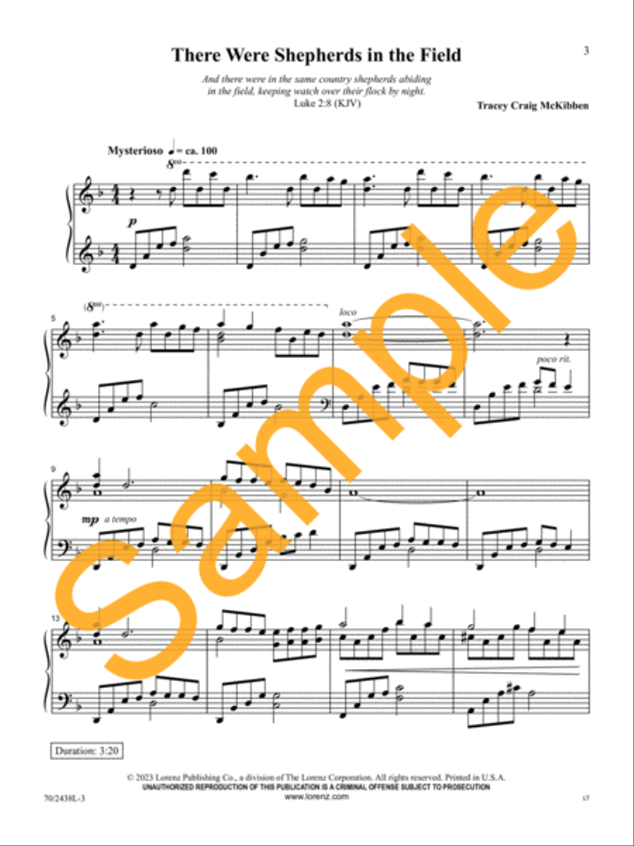 Christmas Shepherd Serenades Piano Solo scores gallery preview page 4