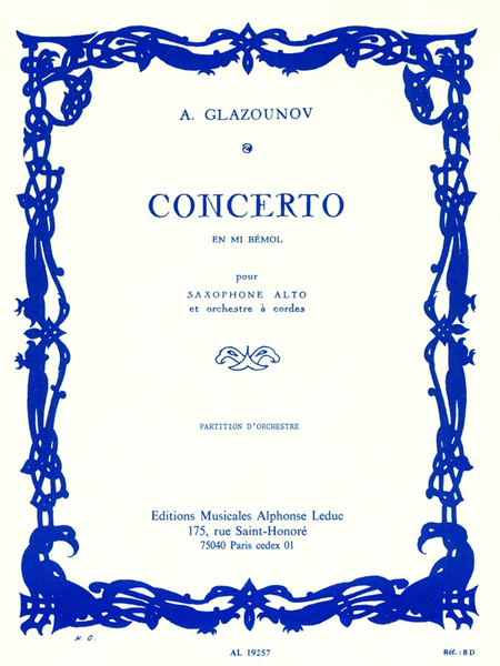 Concerto Op. 109 in E-Flat