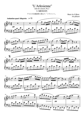 "Menuet " from L'Arlesienne Suite No. 2 (Key:E♭)
