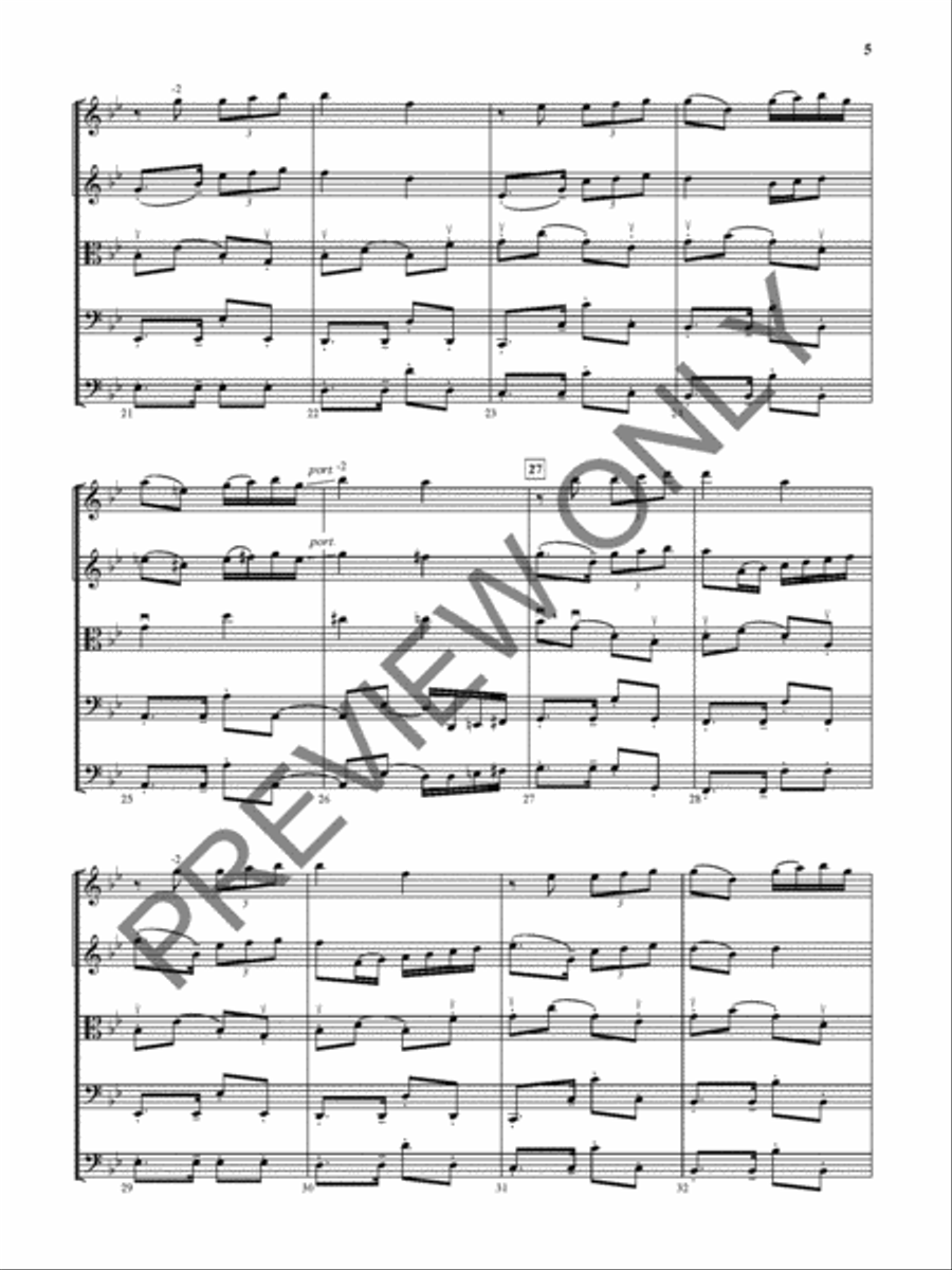 Por Una Cabeza - Full Score and Parts Violin scores gallery preview page 4