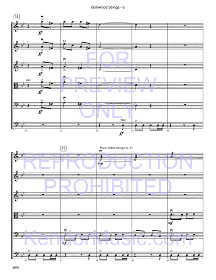 Bollywood Strings (Junior Edition) String Orchestra scores gallery preview page 7