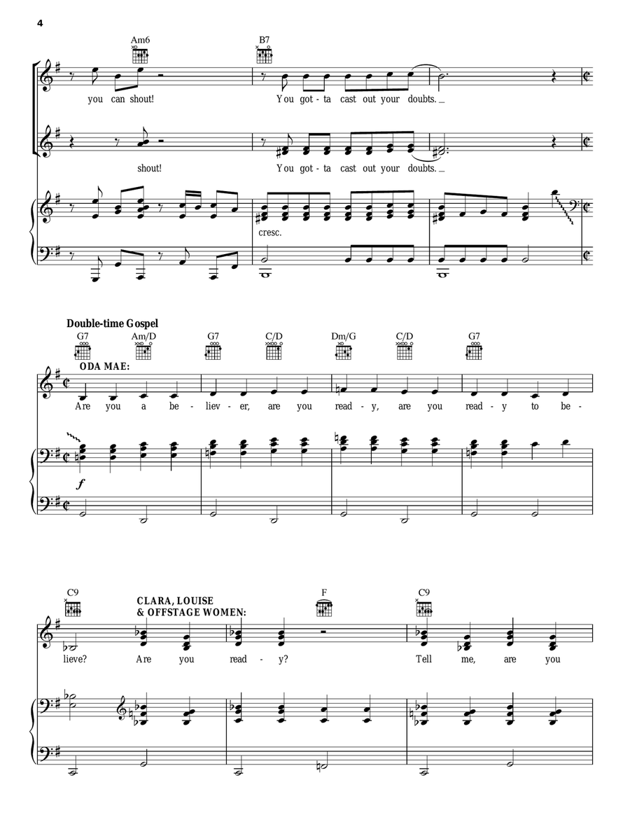 Are You A Believer? Guitar scores gallery preview page 4