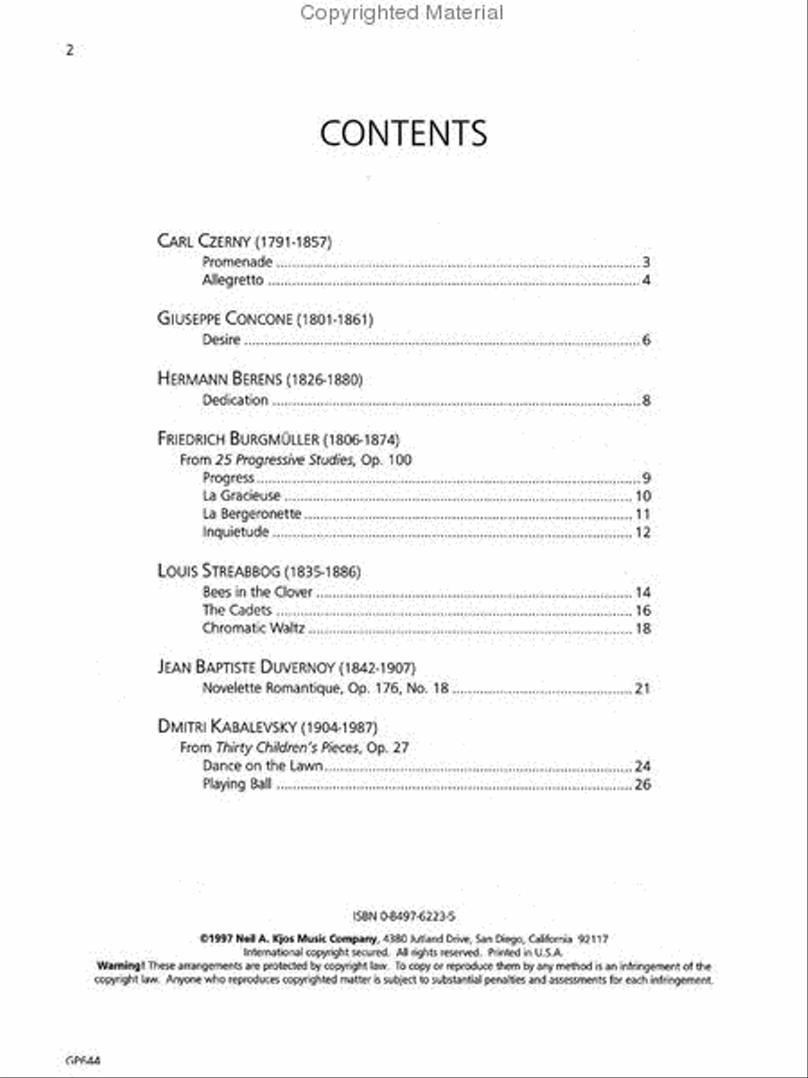 Piano Etudes Level 4 Piano Etudes Level 4 Piano Method scores gallery preview page 2