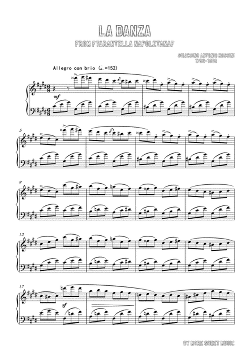Gioachino-La Danza in c sharp minor,for Voice and Piano image number null