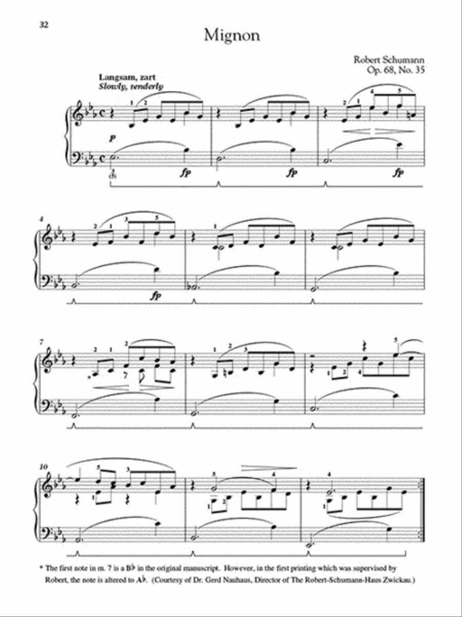 Schumann – Selections from Album for the Young, Opus 68 Piano Solo scores gallery preview page 7