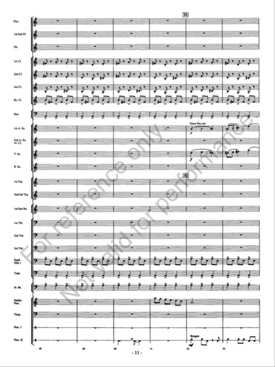 Agua's Whelm Concert Band scores gallery preview page 12
