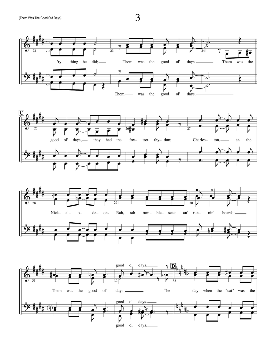 Good Old Days SSAA scores gallery preview page 3