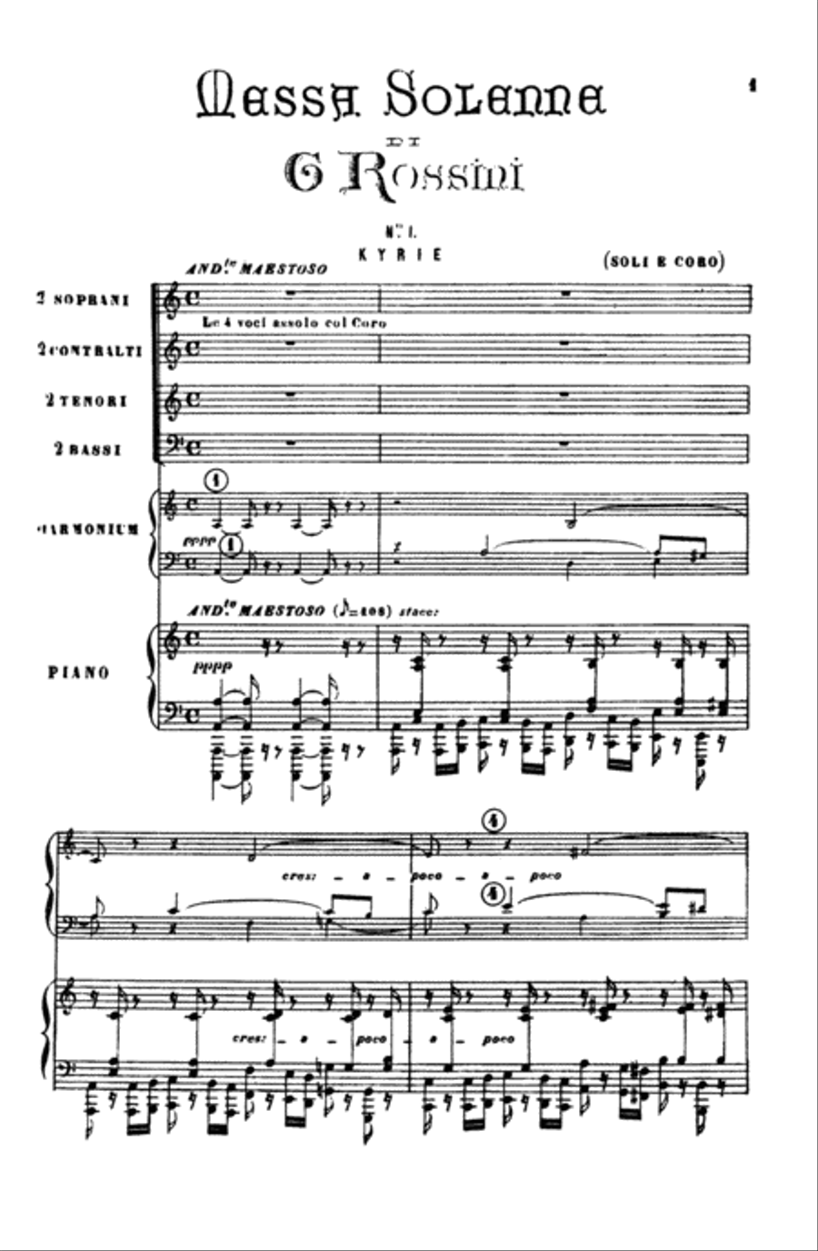 Petite Messe Solennelle 4-Part scores gallery preview page 6