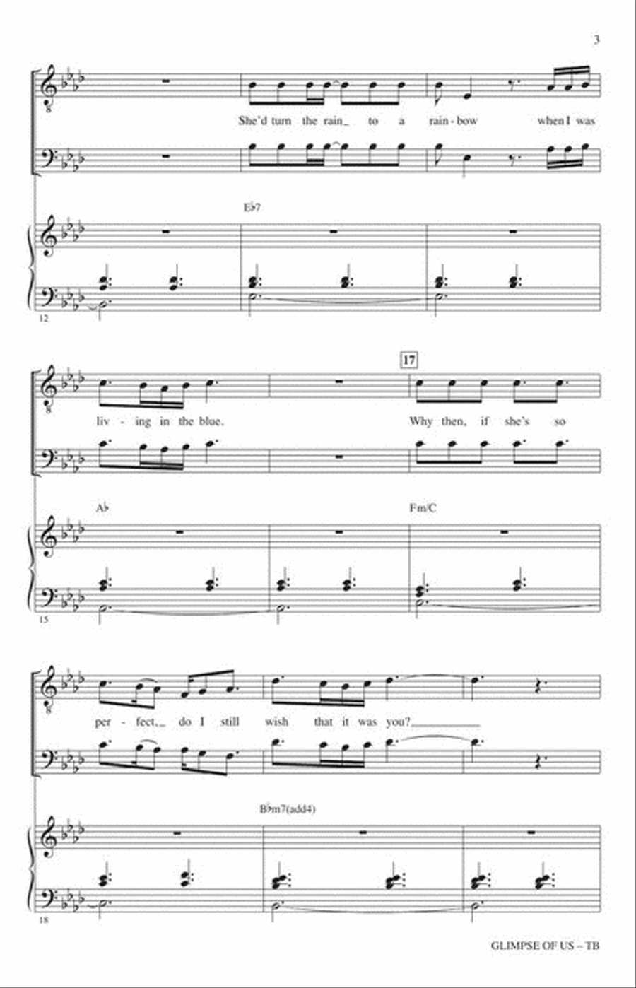 <br>Extrait de partition