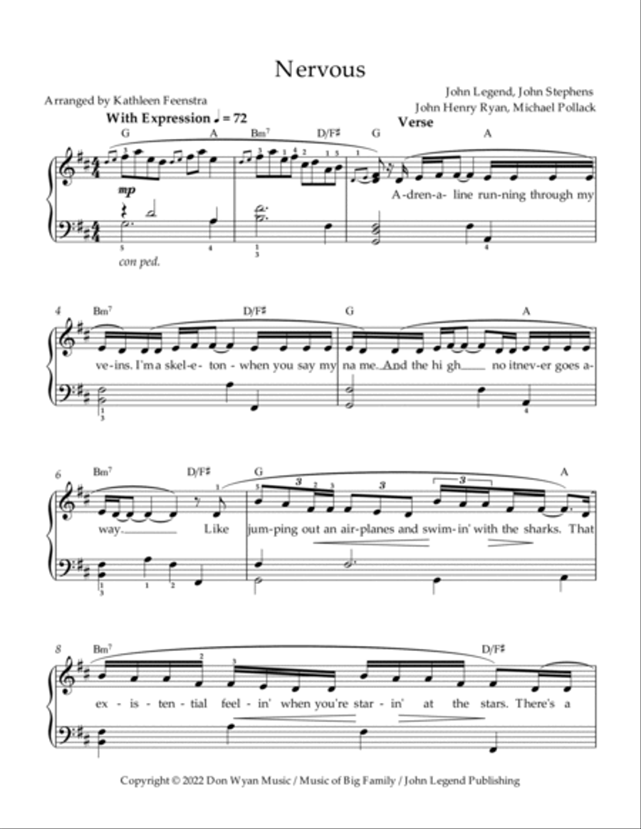 Nervous Piano Method scores gallery preview page 2