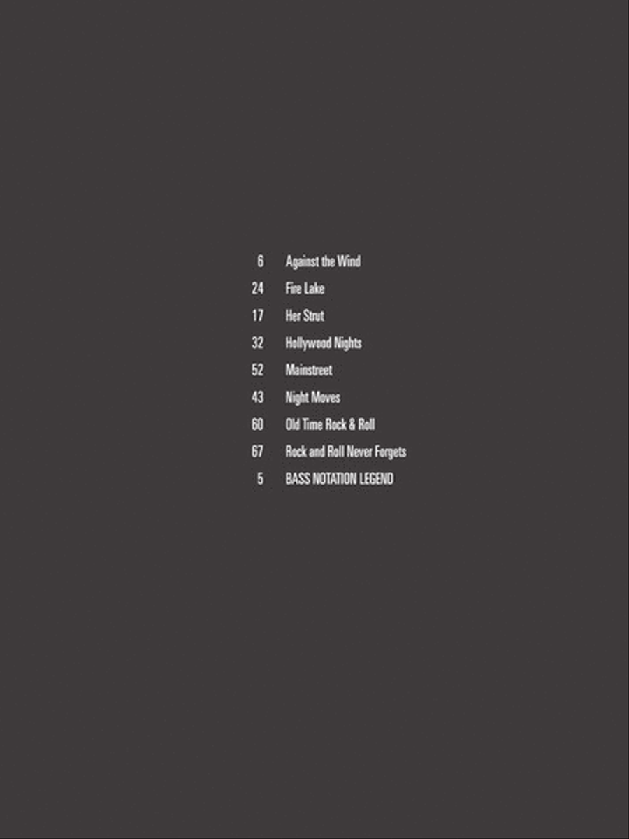 Bob Seger Bass Guitar Tablature scores gallery preview page 2