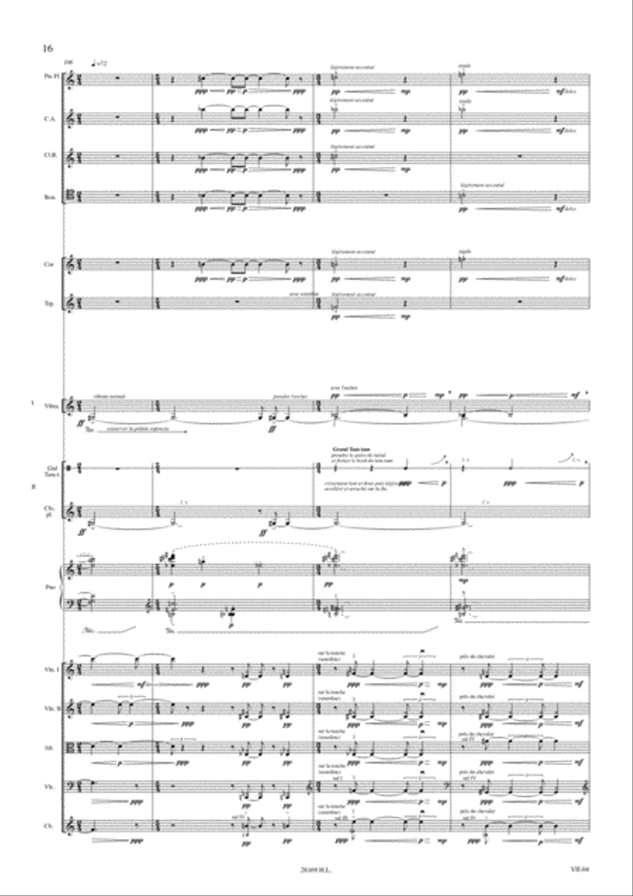 L'Origine Du Monde Orchestra scores gallery preview page 8