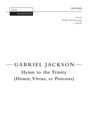 Book cover for Hymn to the Trinity (Honor, Virtus, et Potestas)