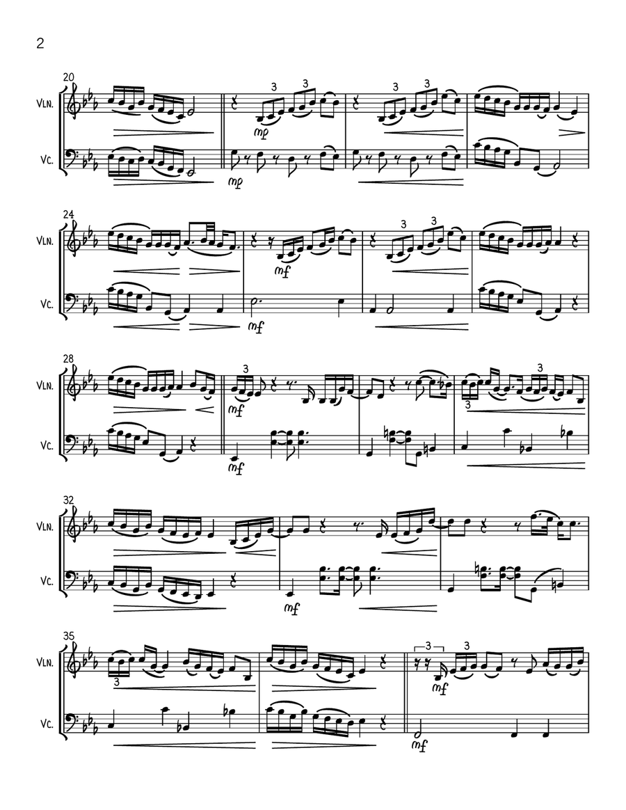 Pov String Duet scores gallery preview page 2