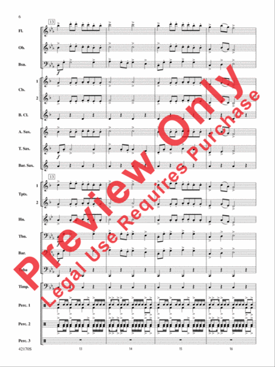 Bushido Bushido Concert Band scores gallery preview page 6