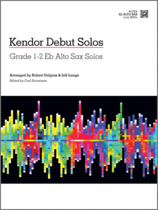 Book cover for Kendor Debut Solos - Eb Alto Sax with MP3s