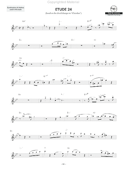 Reading Key Jazz Rhythms -- Flute image number null