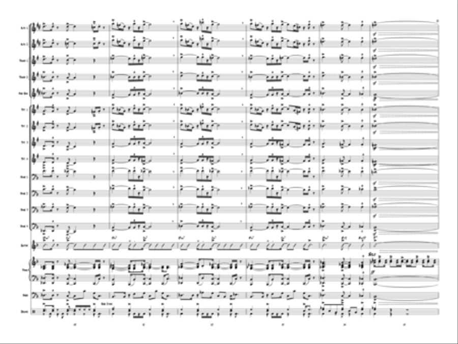 Says Who? Says Who? Jazz Ensemble scores gallery preview page 15