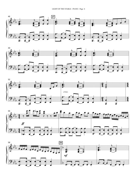 Light Of The Stable (from All Is Well) (arr. David Angerman) - Piano