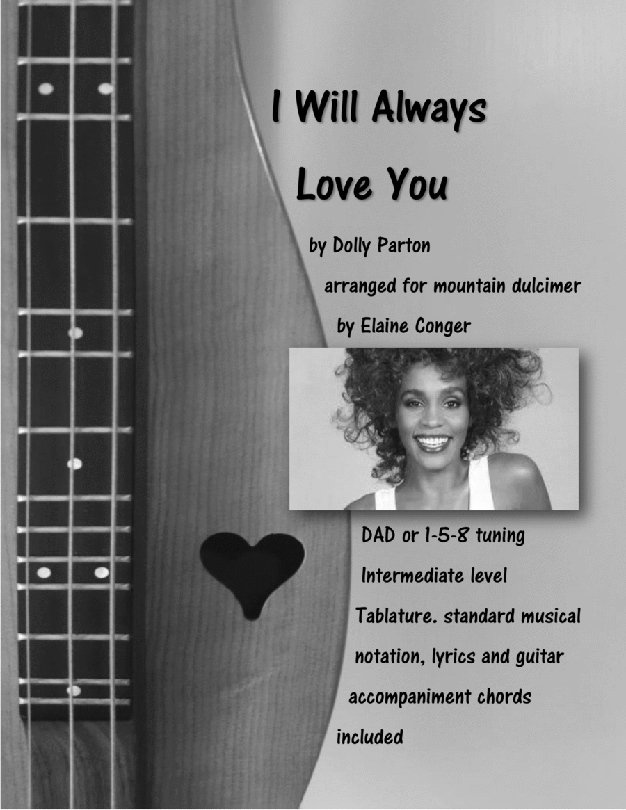 I Will Always Love You Dulcimer scores gallery preview page 1