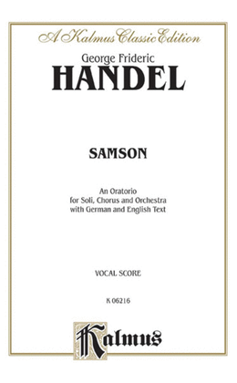 Book cover for Samson (1743)