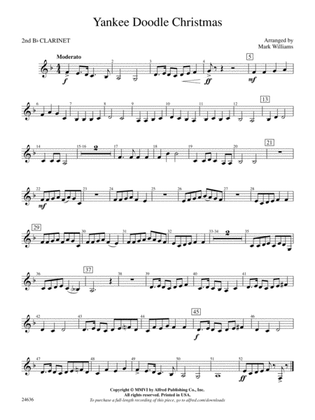 Yankee Doodle Christmas: 2nd B-flat Clarinet